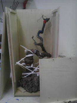 梱包された作品